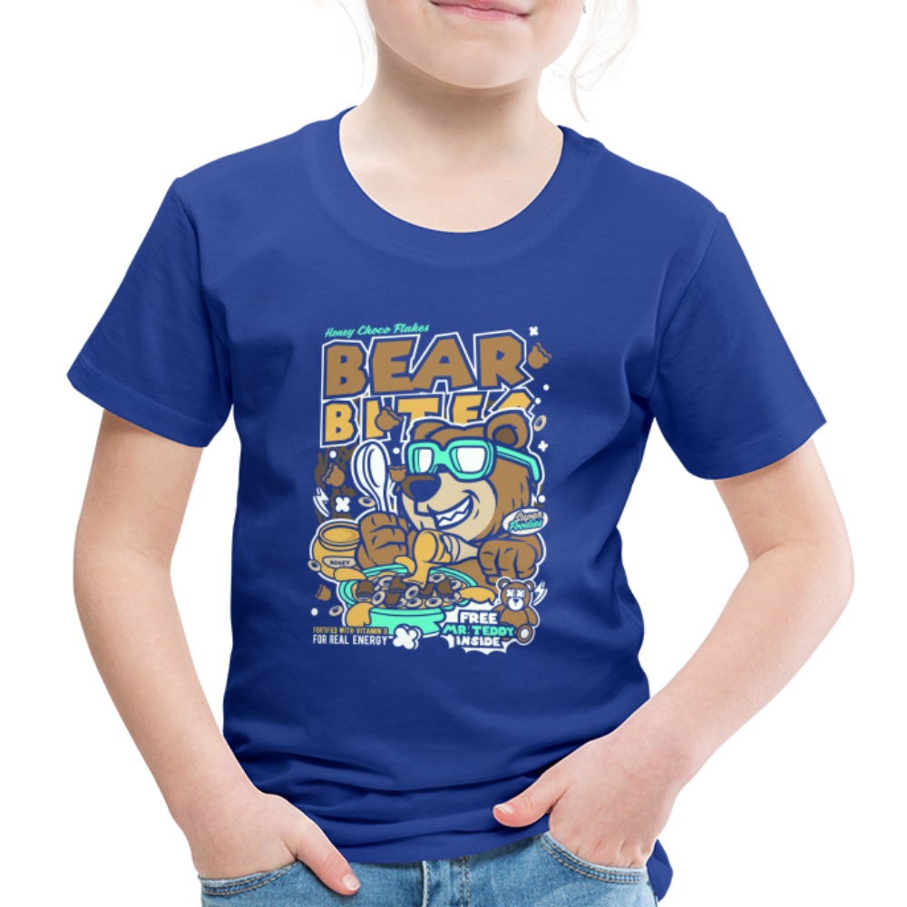 Maglietta Premium per bambini | Spreadshirt | Bear Bites - blue royal