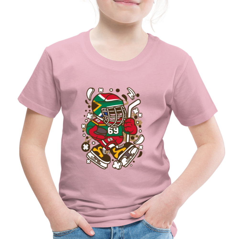 Maglietta Premium per bambini | Spreadshirt | Hockey Kid - rosa chiaro