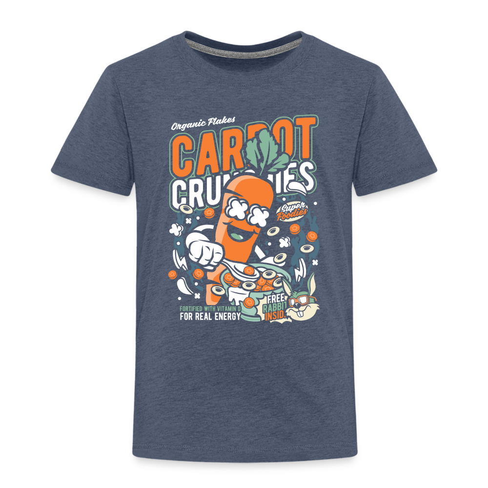 Maglietta Premium per bambini | Spreadshirt | Carrot Crunchies - bluastro