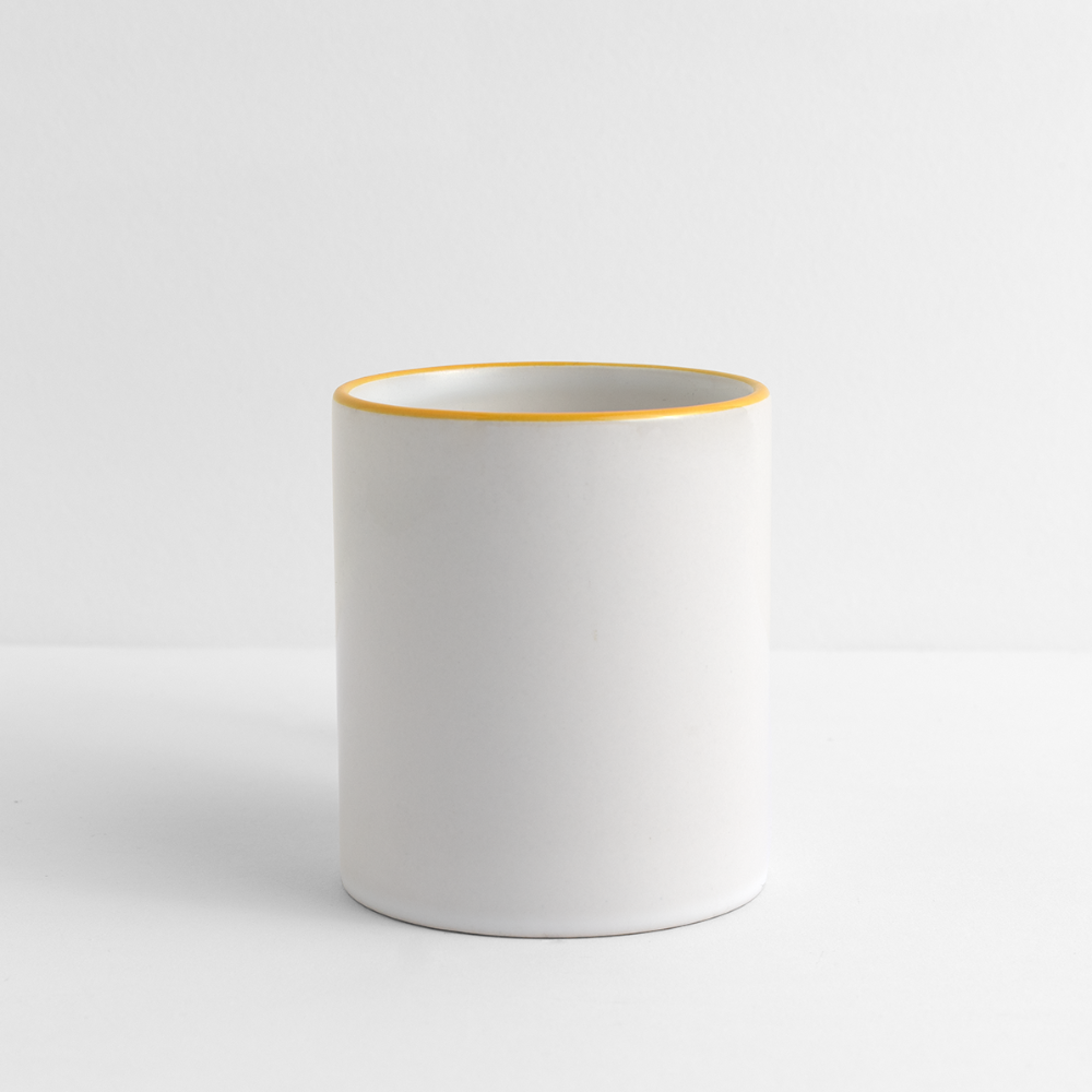 Tazza Stampa 360 | groener - bianco/giallo