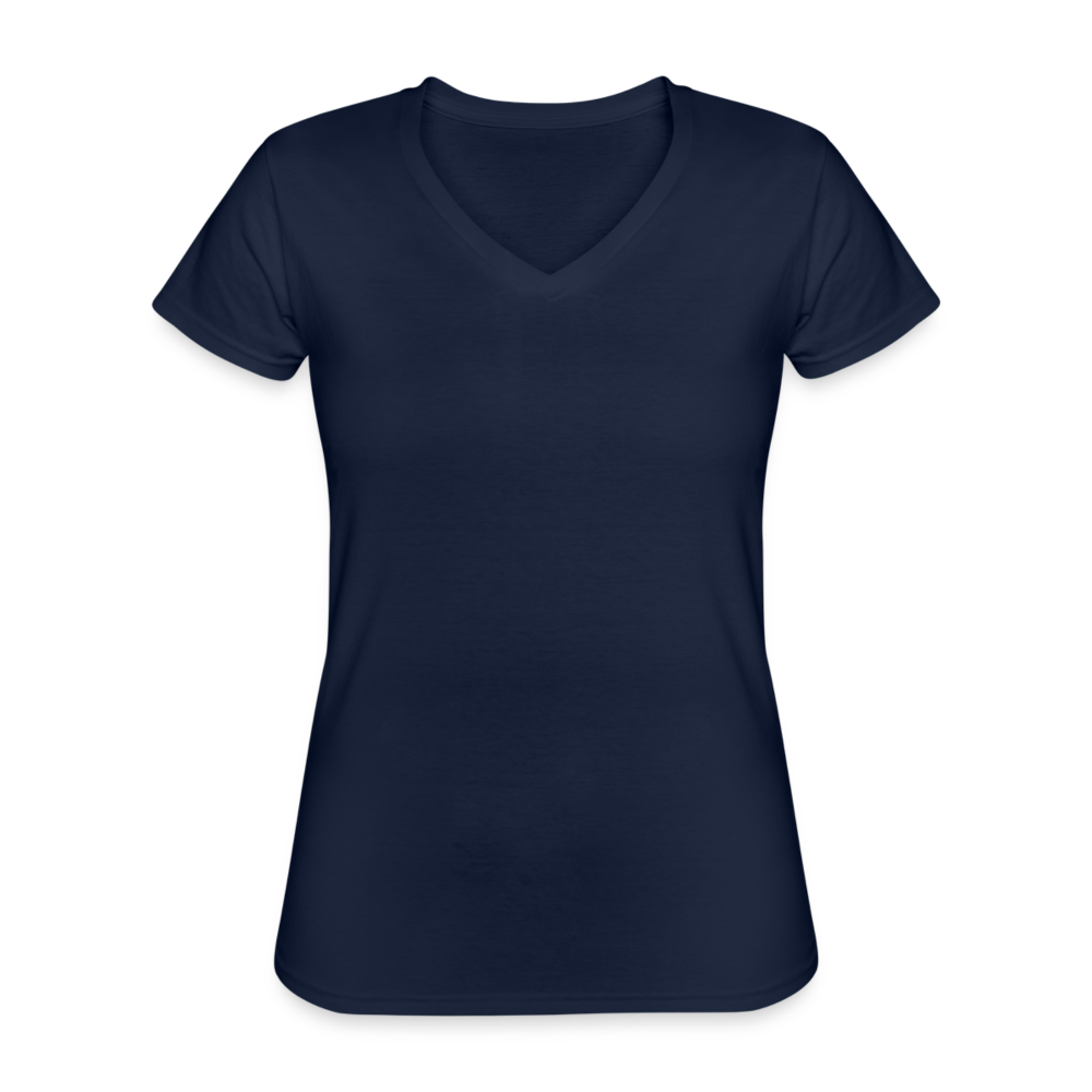 Maglietta da donna classica con scollo a V | Gildan - navy