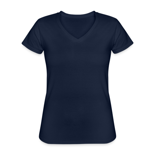 Maglietta da donna classica con scollo a V | Gildan - navy