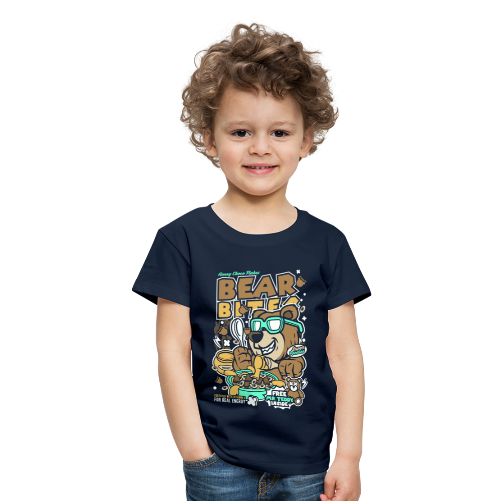 Maglietta Premium per bambini | Spreadshirt | Bear Bites - navy