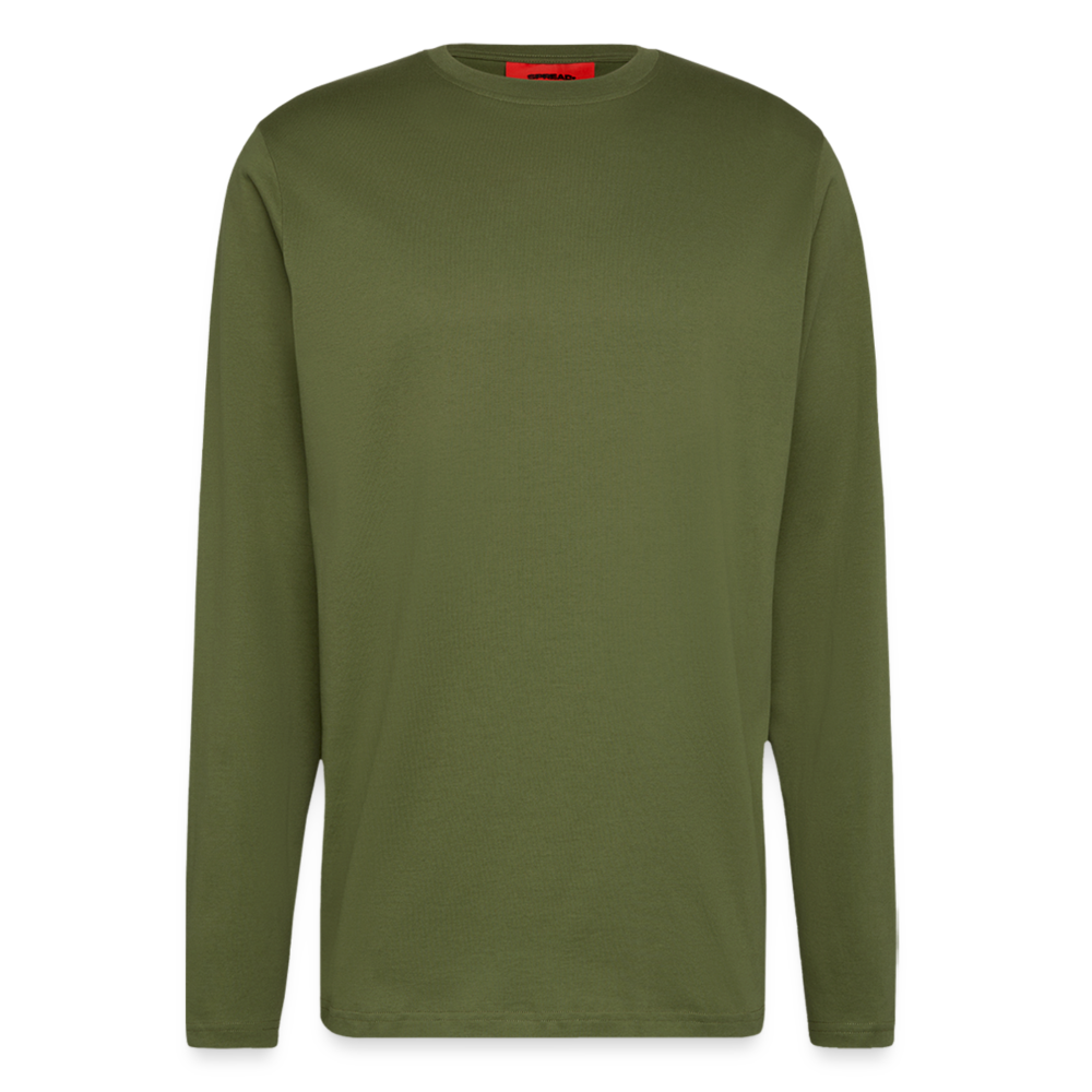 Maglia a maniche lunghe ecologica casual Made in UE | Spread - MOSS GREEN