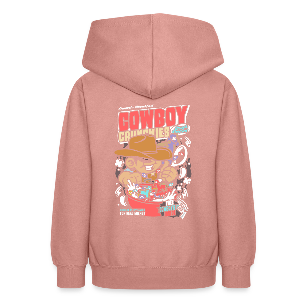 Felpa con cappuccio per Bambini (9/13 anni) | AWDis | Cowboy Crunchies - rosa antico