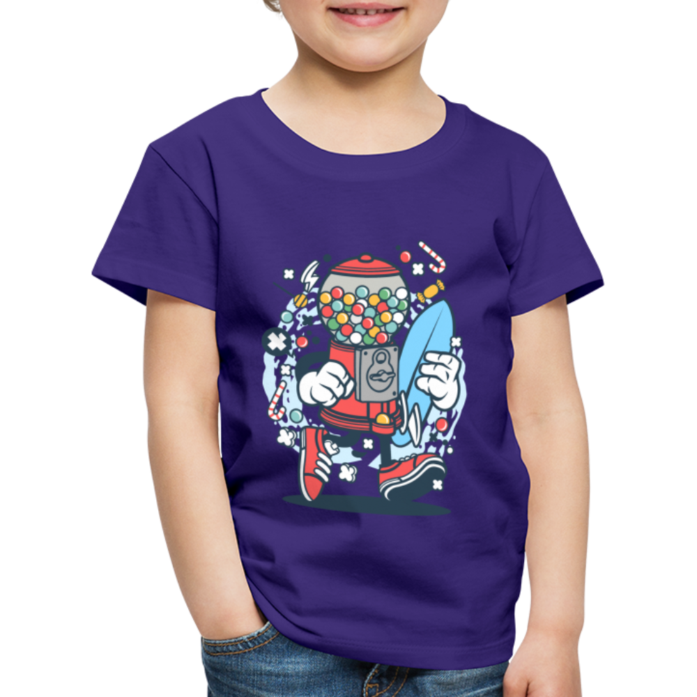 Maglietta Premium per bambini | Spreadshirt | Candy Machine Surfer - viola