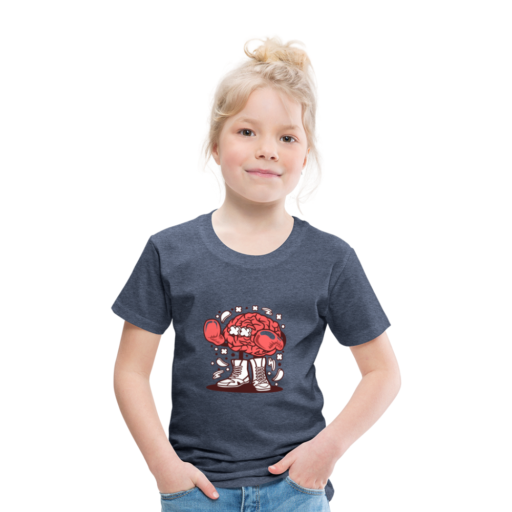 Maglietta Premium per bambini | Spreadshirt | Brain Boxer - bluastro