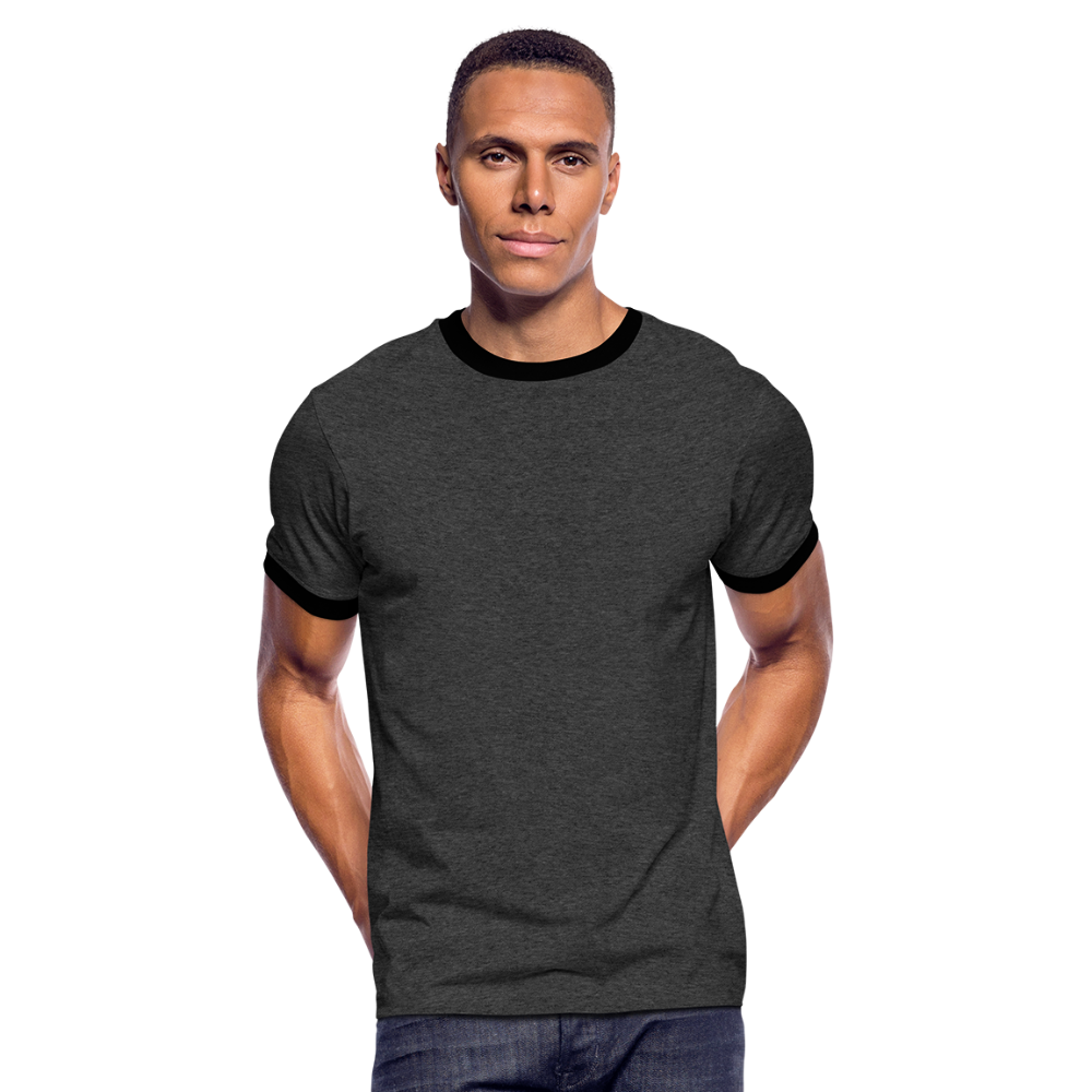 Maglietta Contrast da uomo | Spreadshirt - antracite/nero