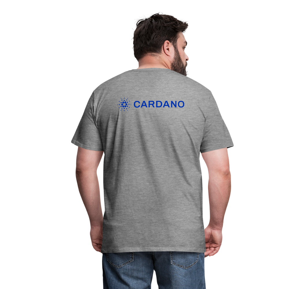 Maglietta Premium da uomo | Spreadshirt | Cardano™ #2 - grigio melange