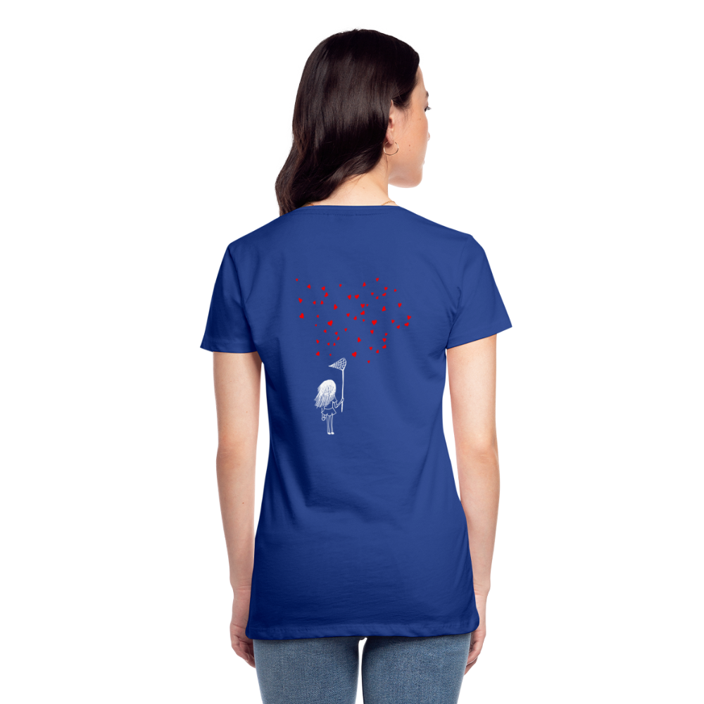 Maglietta Premium da donna | Spreadshirt | Collect Hearts - blue royal