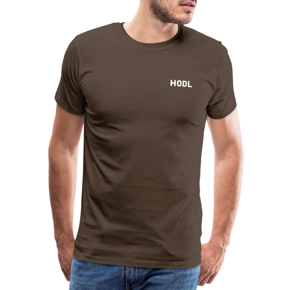 Maglietta Premium da uomo | Spreadshirt | BTC#1 - marrone nobile