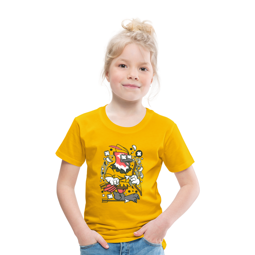 Maglietta Premium per bambini | Spreadshirt | Bird Robin - giallo sole