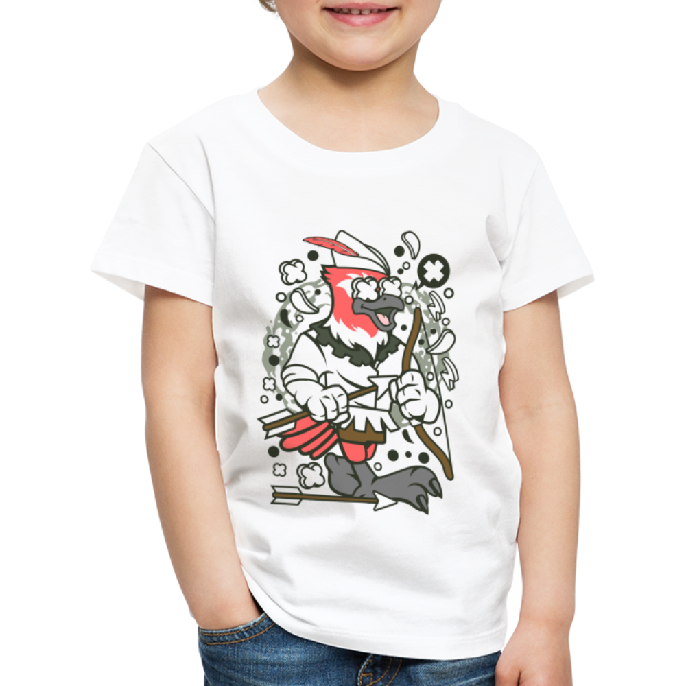 Maglietta Premium per bambini | Spreadshirt | Bird Robin - bianco