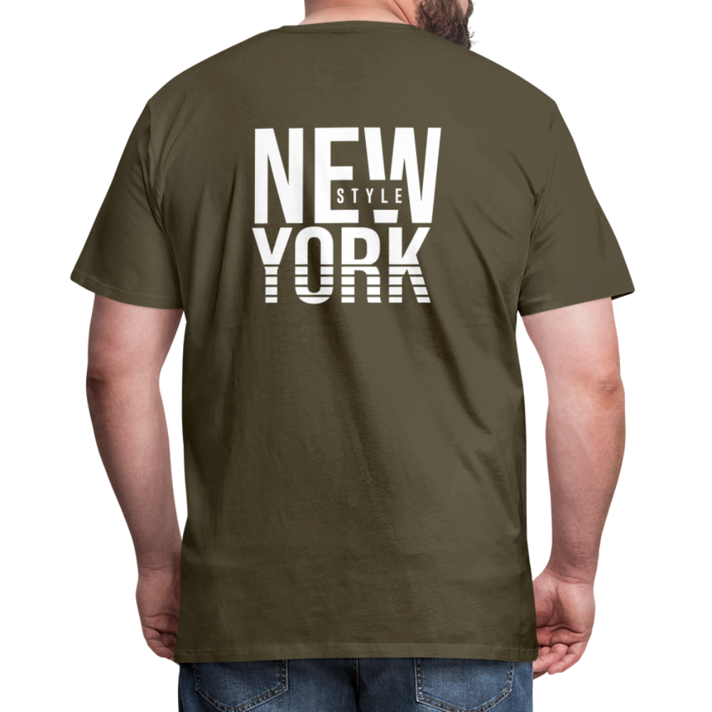 Maglietta Premium da uomo | Spreadshirt | New York Style - kaki