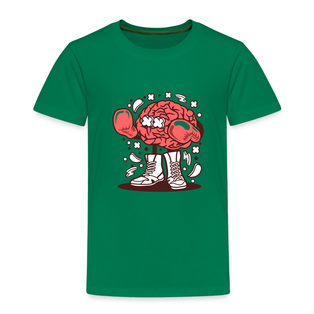 Maglietta Premium per bambini | Spreadshirt | Brain Boxer - verde kelly