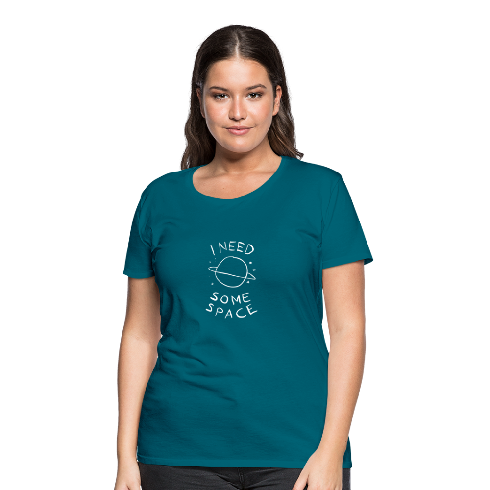 Maglietta Premium da donna | Spreadshirt | I Need Some Space - blu diva