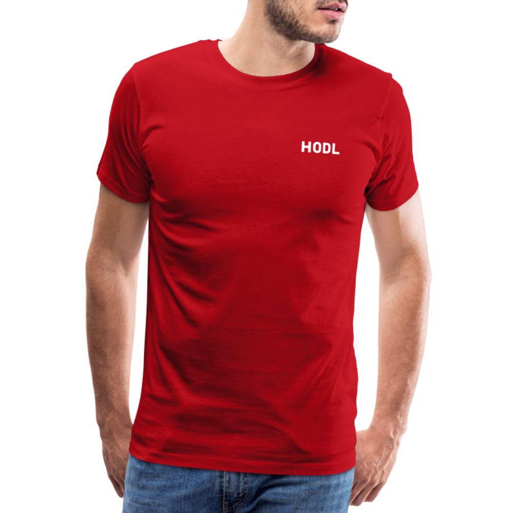 Maglietta Premium da uomo | Spreadshirt | BTC#1 - rosso