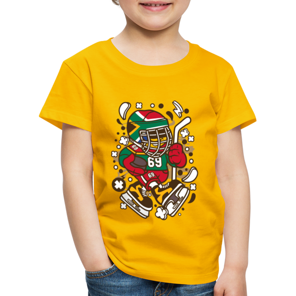 Maglietta Premium per bambini | Spreadshirt | Hockey Kid - giallo sole