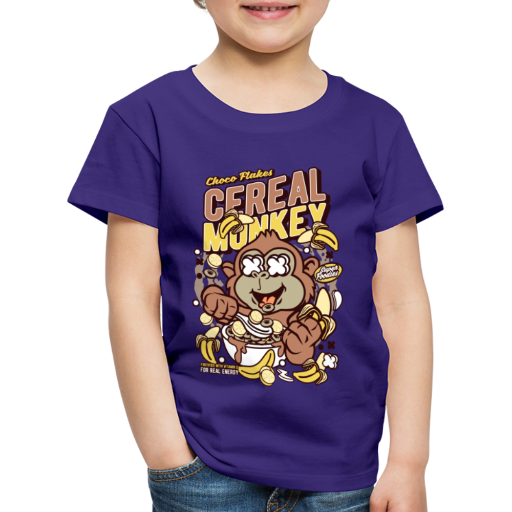 Maglietta Premium per bambini | Spreadshirt | Cereal Monkey - viola