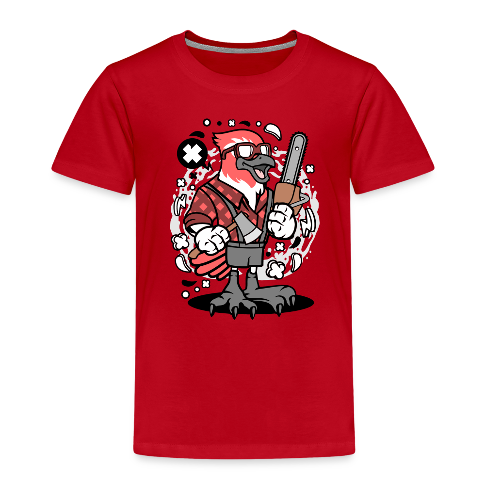 Maglietta Premium per bambini | Spreadshirt | Bird Lumberjack - rosso