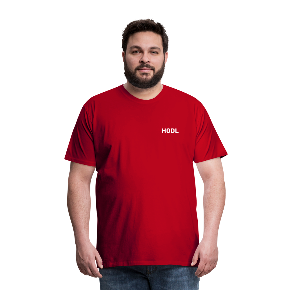 Maglietta Premium da uomo | Spreadshirt | BTC#1 - rosso