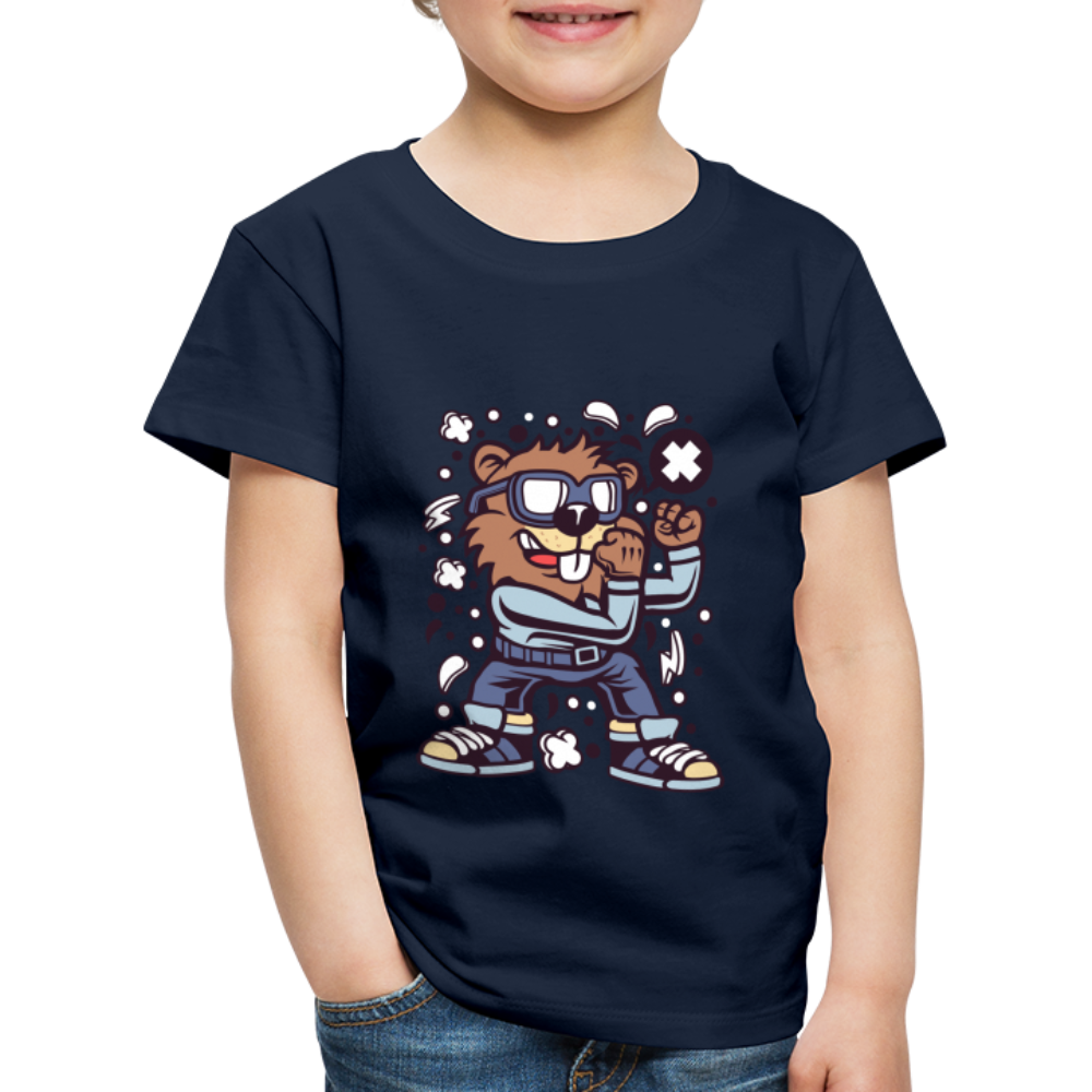 Maglietta Premium per bambini | Spreadshirt | Beaver Fighter - navy