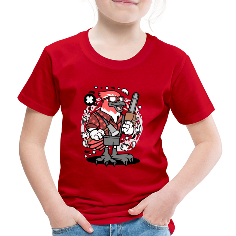 Maglietta Premium per bambini | Spreadshirt | Bird Lumberjack - rosso