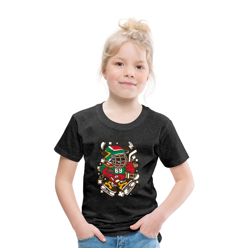 Maglietta Premium per bambini | Spreadshirt | Hockey Kid - antracite