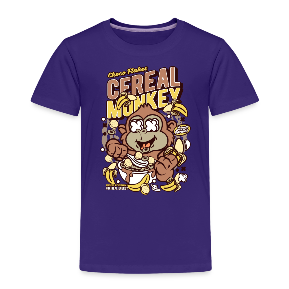 Maglietta Premium per bambini | Spreadshirt | Cereal Monkey - viola