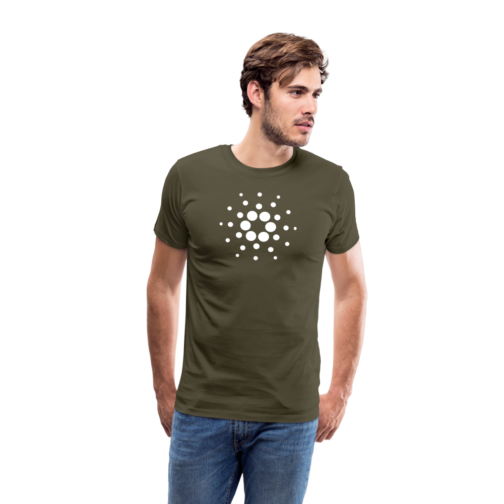 Maglietta Premium da uomo | Cardano™ - kaki