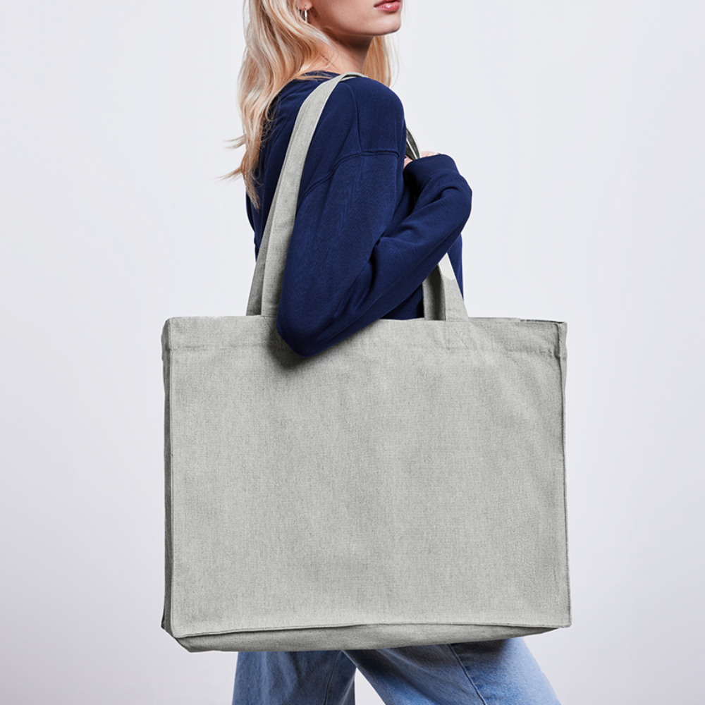 Borsa shopping in tessuto riciclato | Stanley/Stella - grigio melange