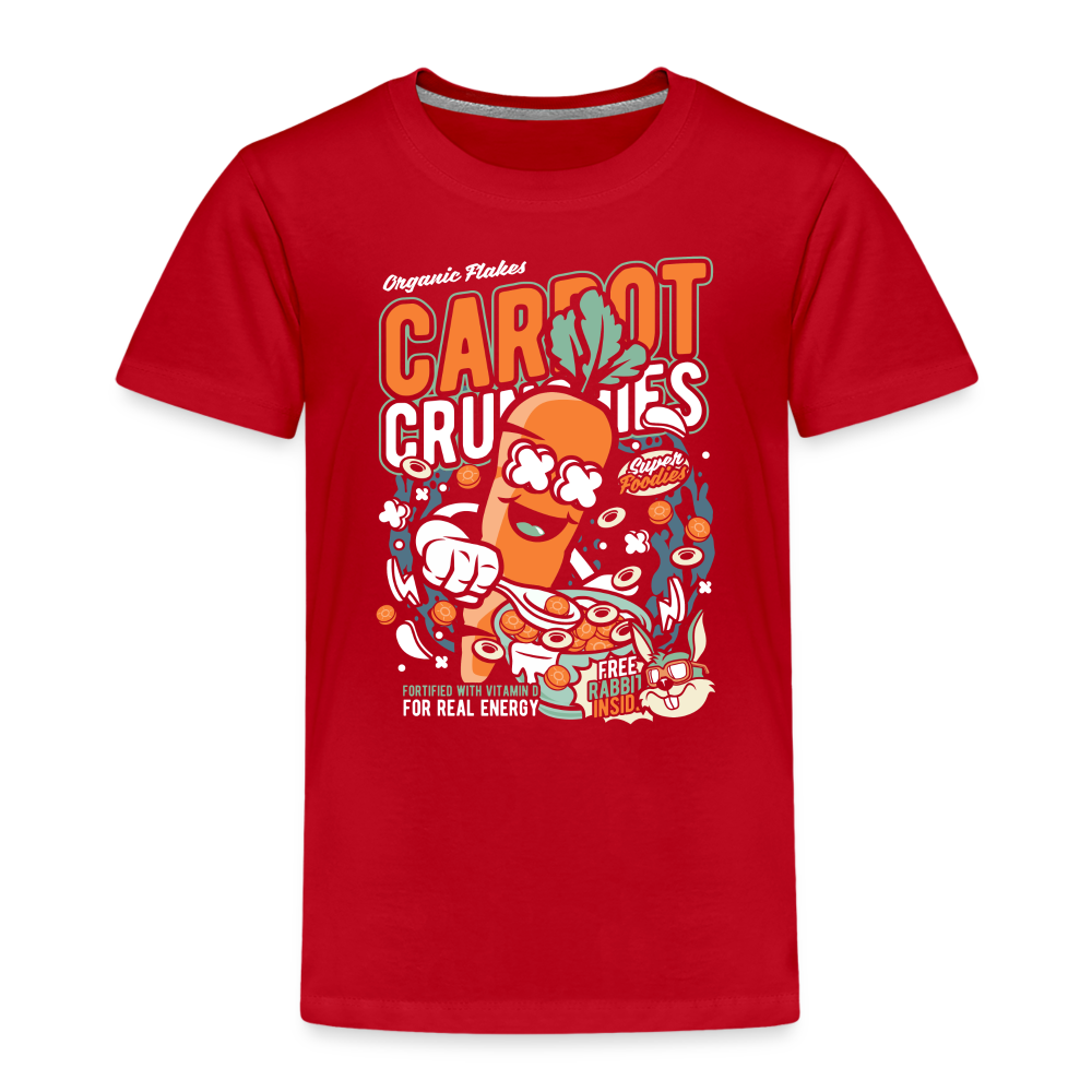 Maglietta Premium per bambini | Spreadshirt | Carrot Crunchies - rosso