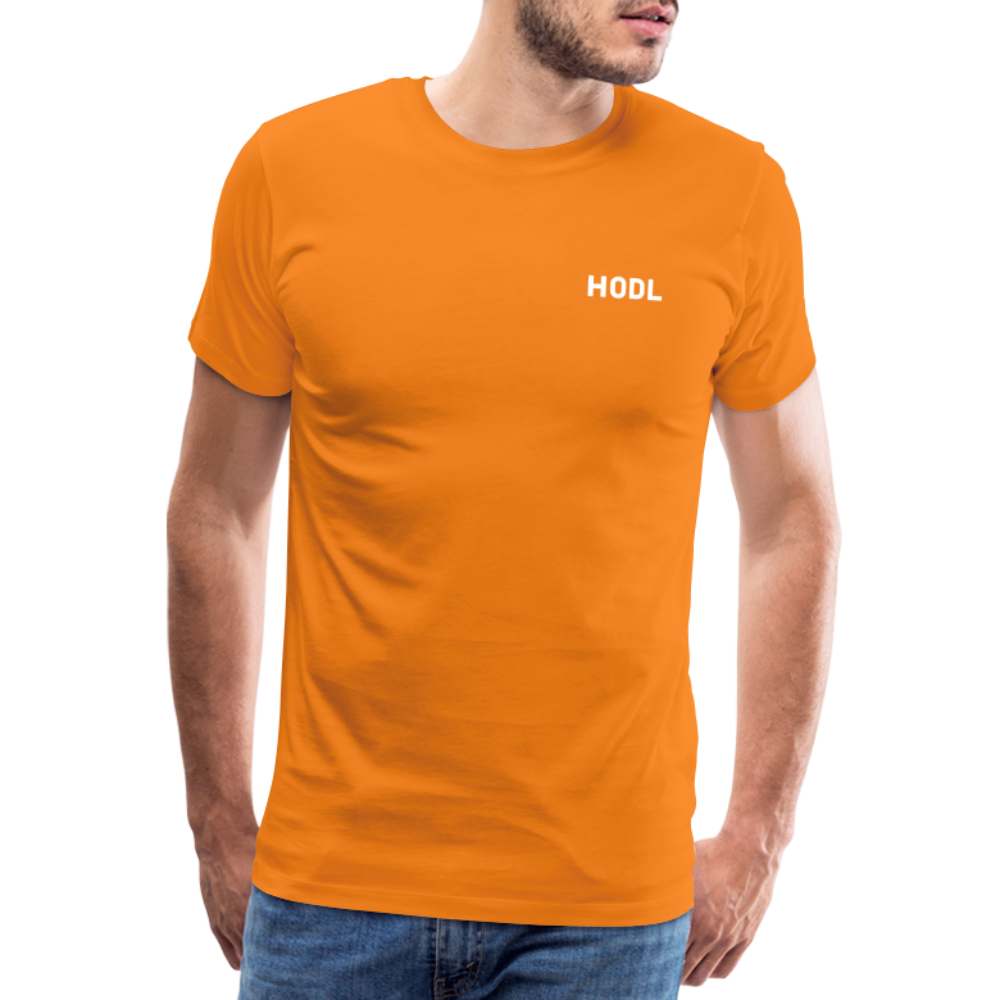 Maglietta Premium da uomo | Spreadshirt | BTC#1 - arancione