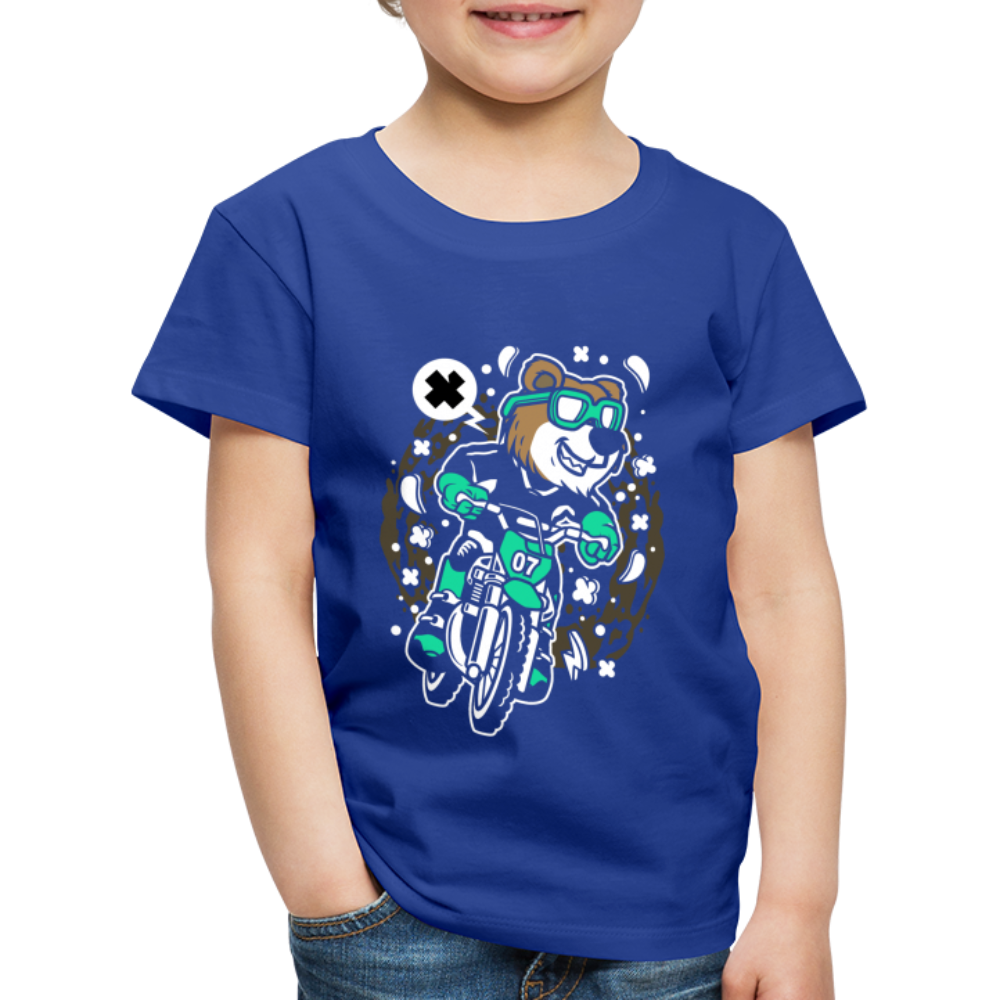 Maglietta Premium per bambini | Spreadshirt | Bear Motocross - blue royal