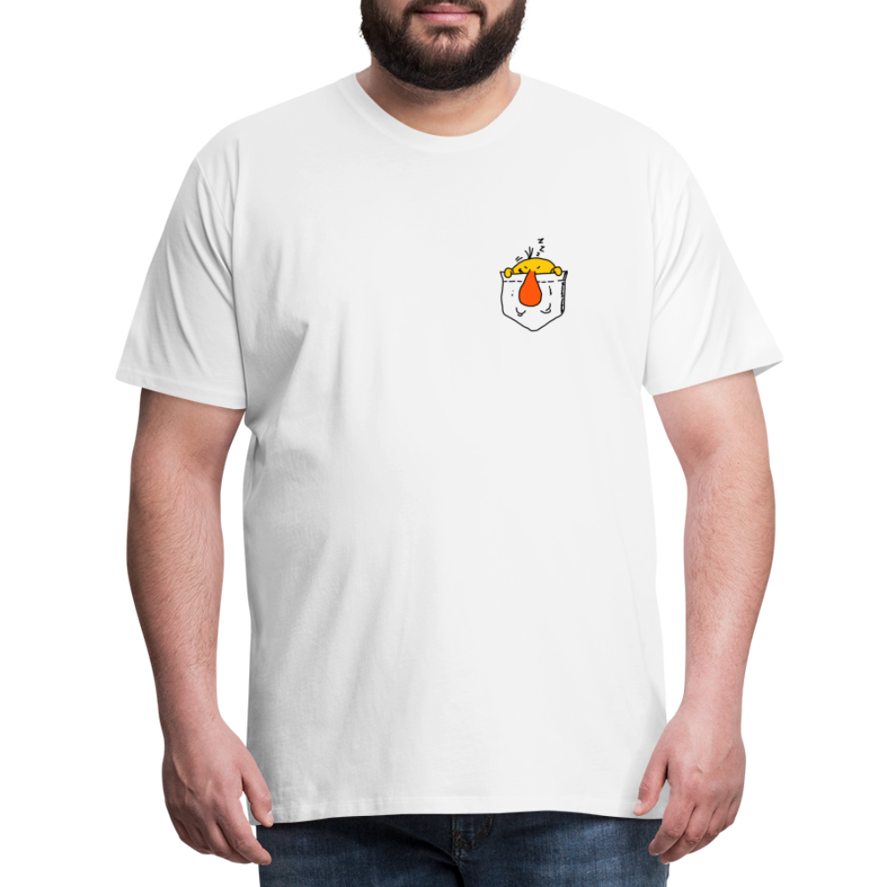 Maglietta Premium da uomo | Spreadshirt | Pocket Bug - bianco