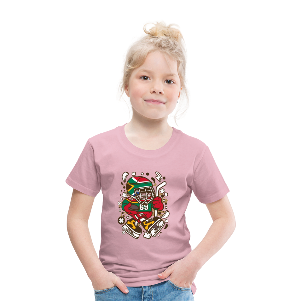 Maglietta Premium per bambini | Spreadshirt | Hockey Kid - rosa chiaro