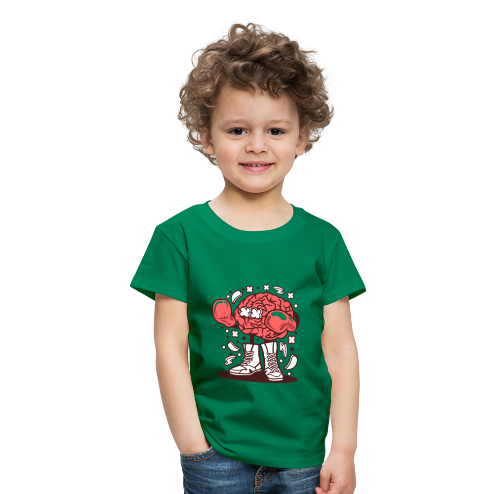 Maglietta Premium per bambini | Spreadshirt | Brain Boxer - verde kelly