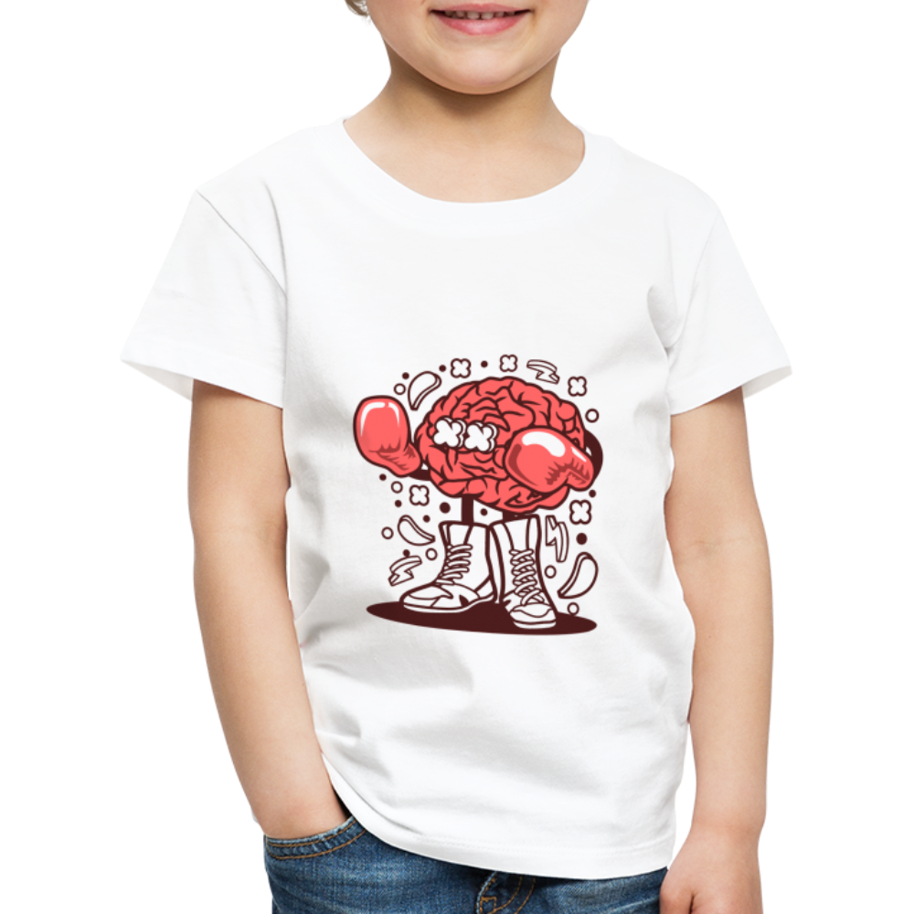 Maglietta Premium per bambini | Spreadshirt | Brain Boxer - bianco