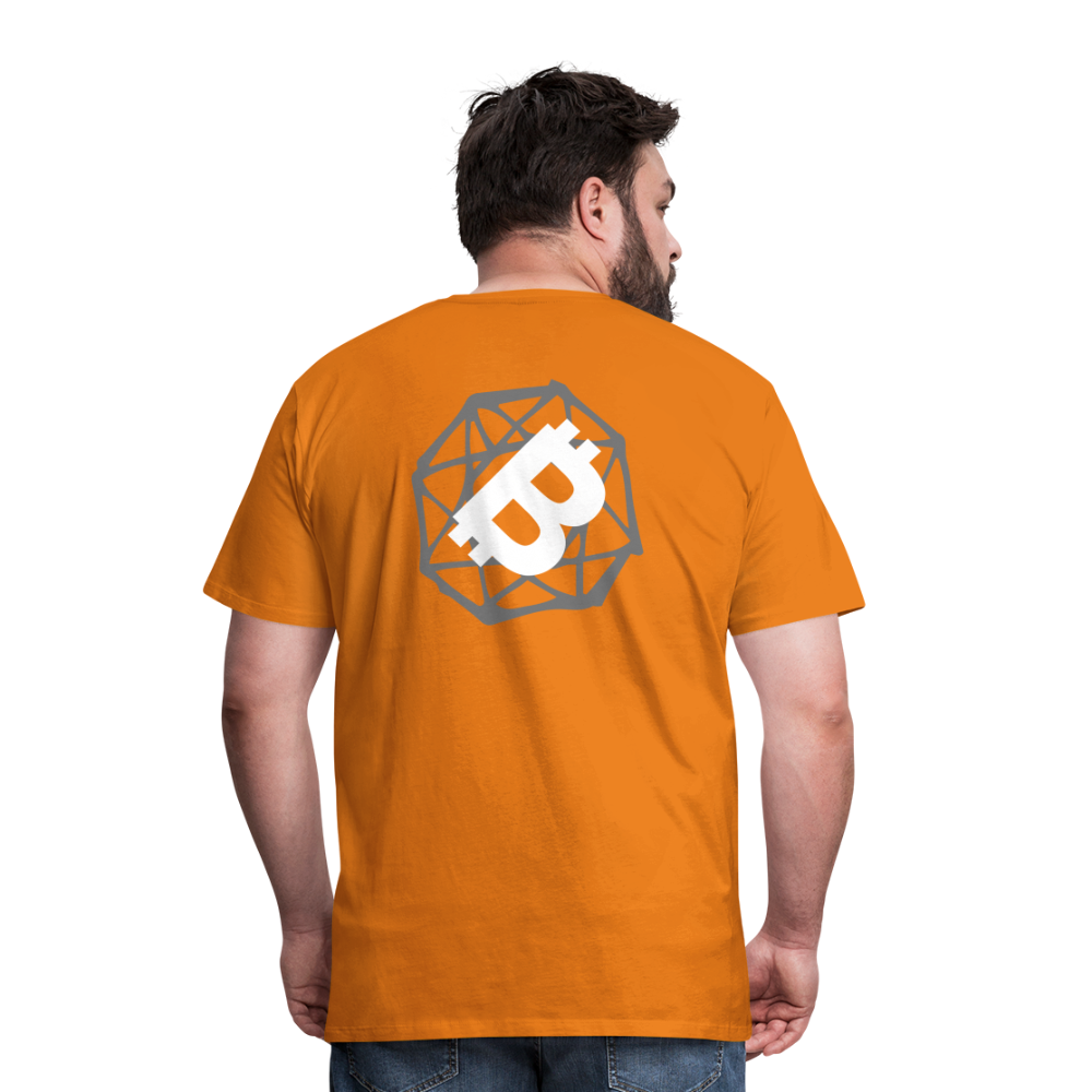 Maglietta Premium da uomo | Spreadshirt | BTC#1 - arancione