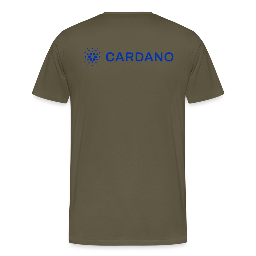 Maglietta Premium da uomo | Spreadshirt | Cardano™ #2 - kaki