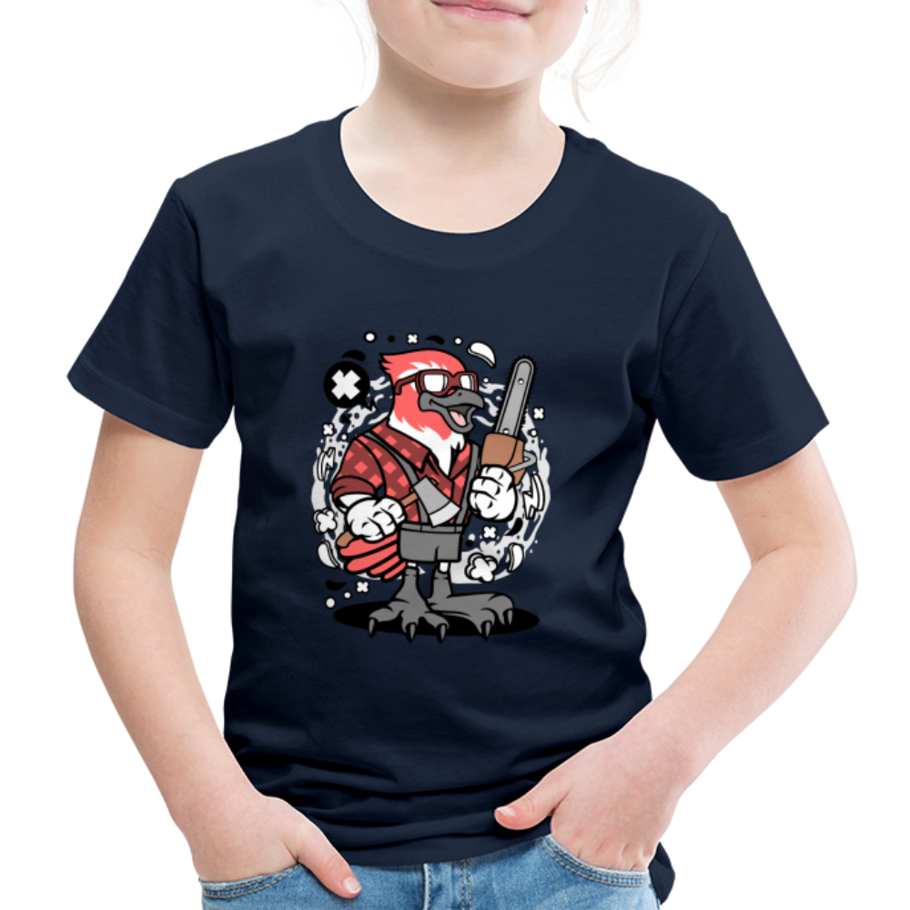 Maglietta Premium per bambini | Spreadshirt | Bird Lumberjack - navy