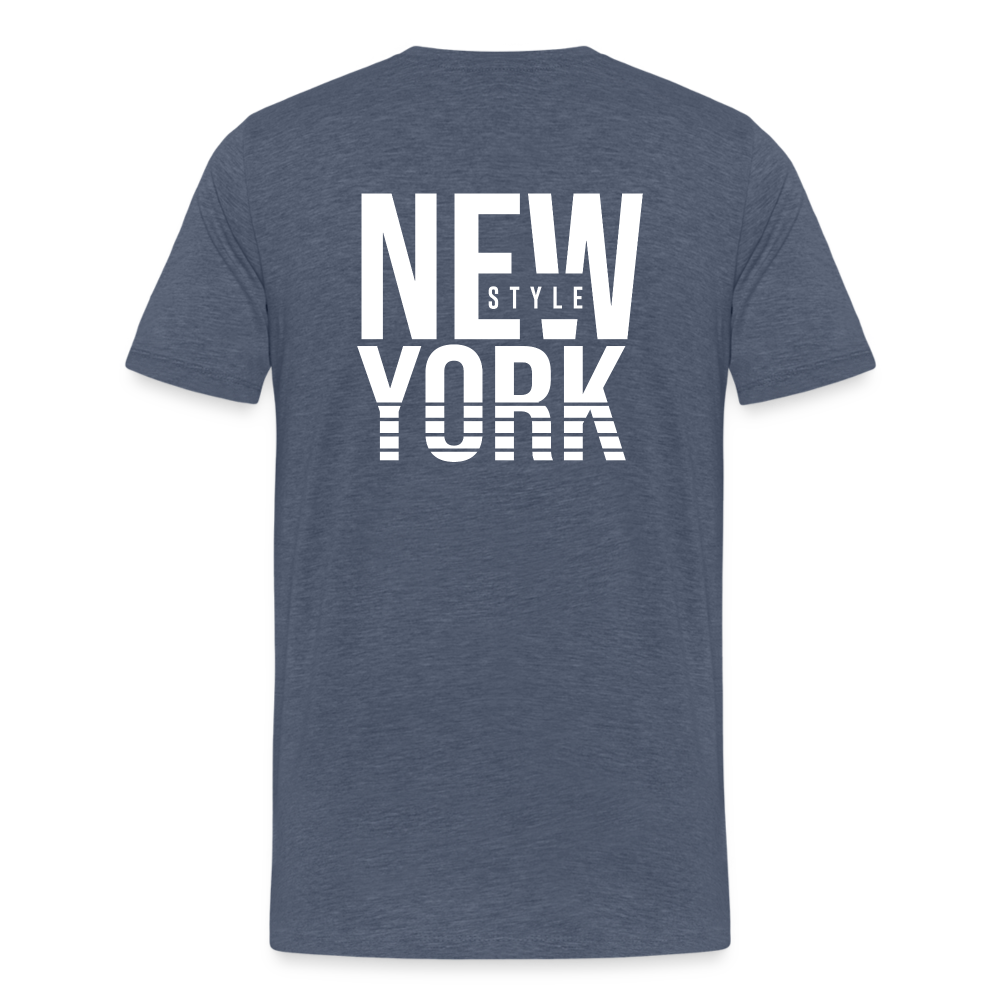 Maglietta Premium da uomo | Spreadshirt | New York Style - bluastro