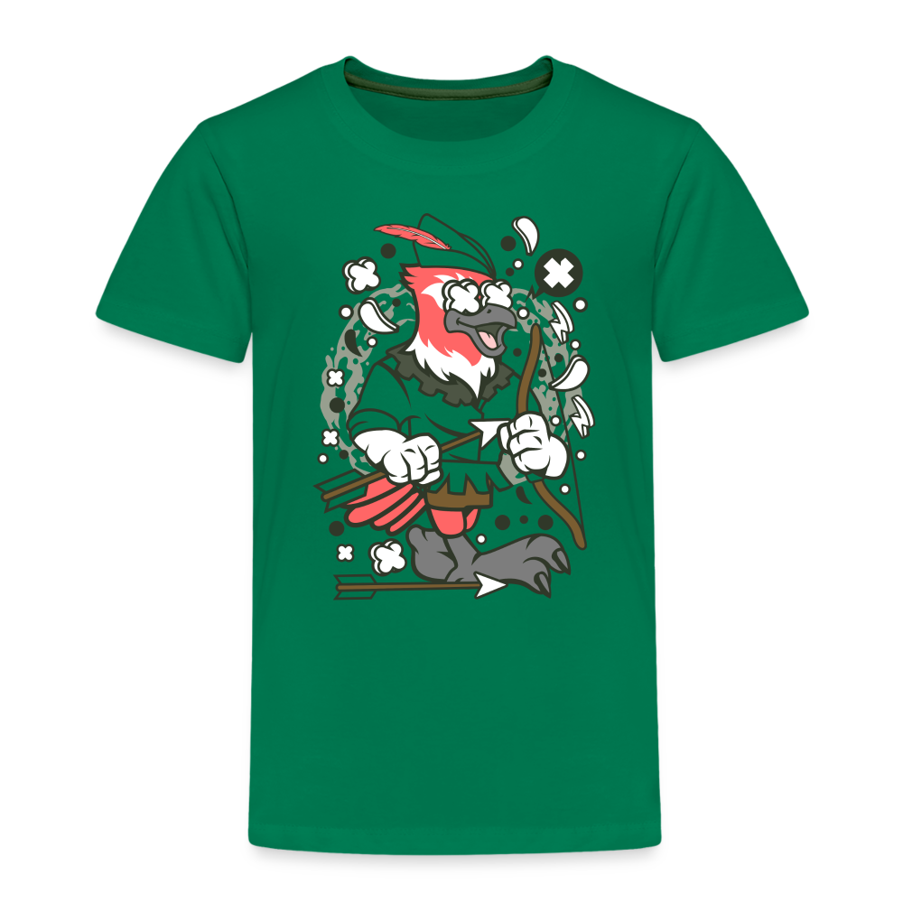 Maglietta Premium per bambini | Spreadshirt | Bird Robin - verde kelly