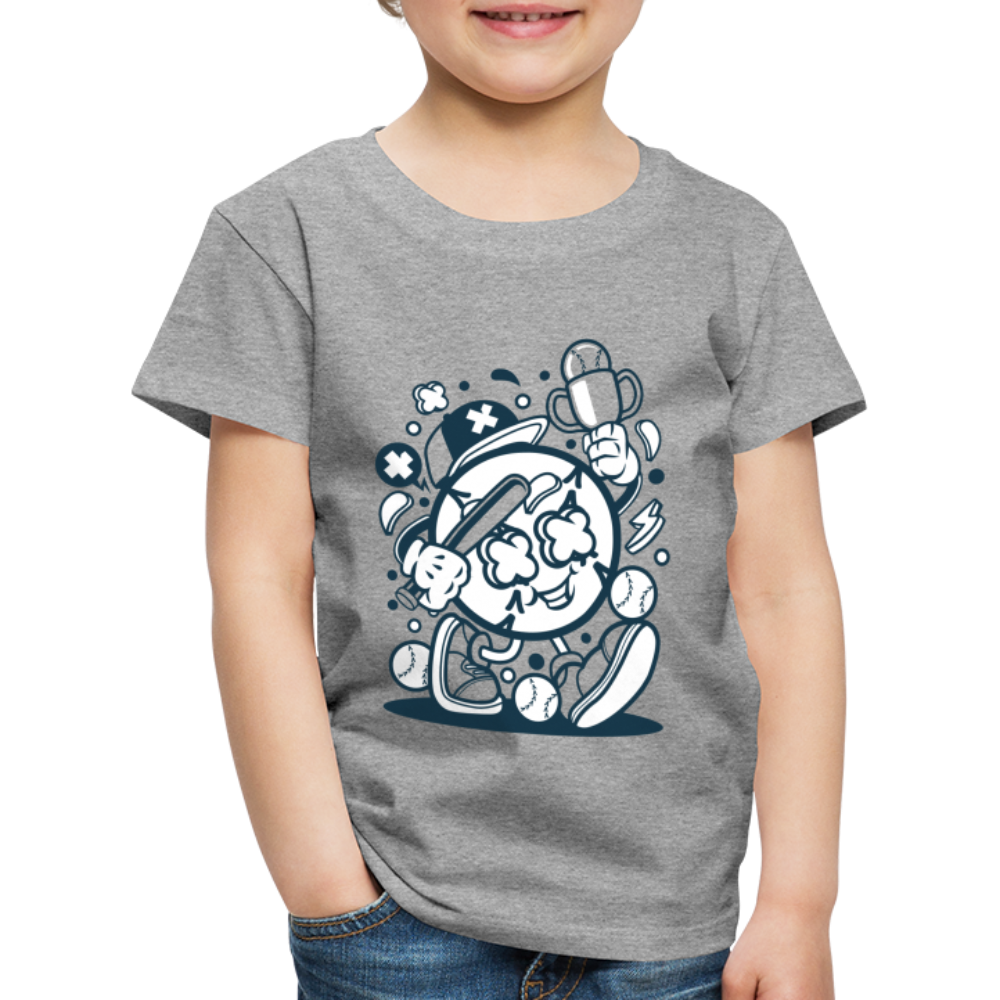 Maglietta Premium per bambini | Spreadshirt | Baseball Champion - grigio melange