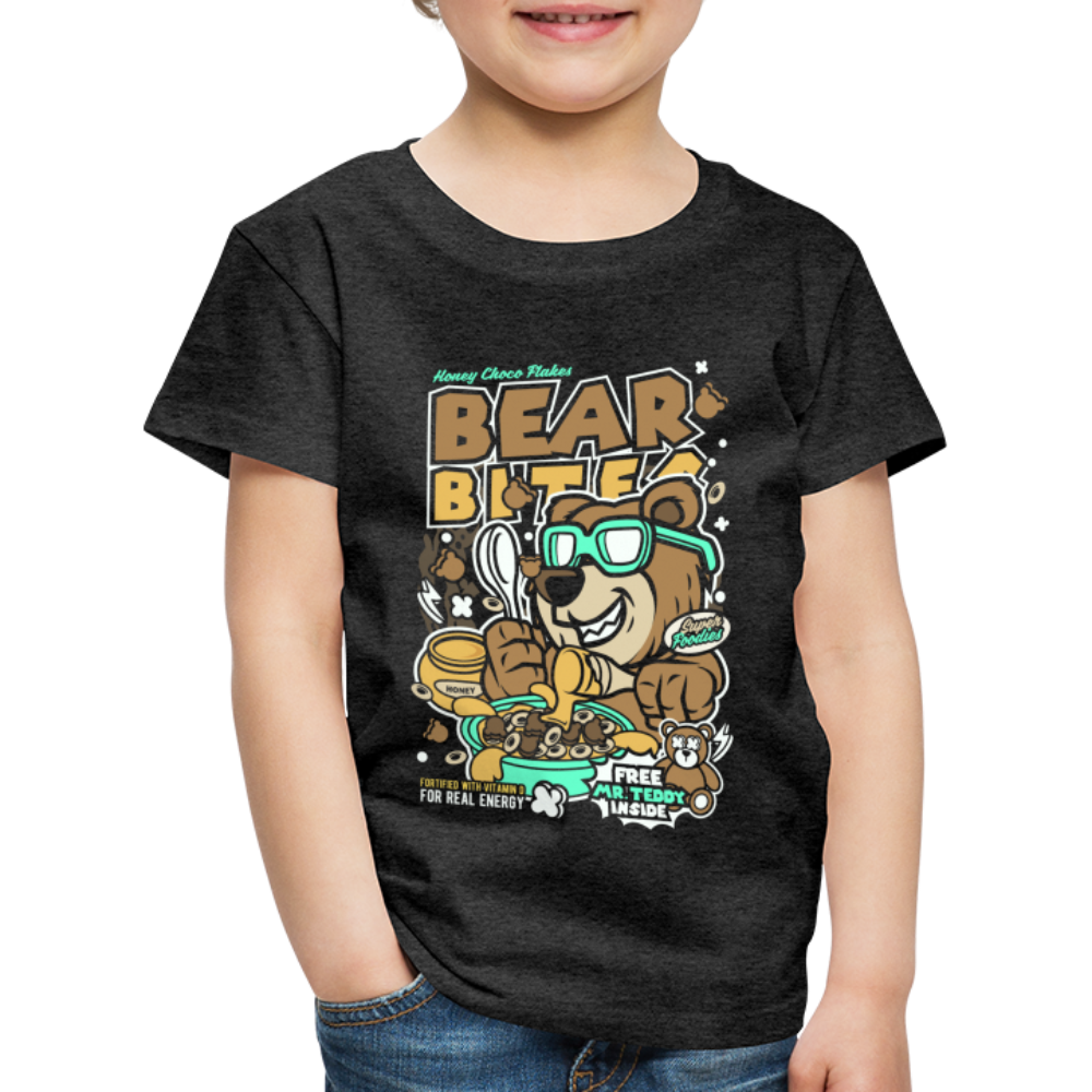 Maglietta Premium per bambini | Spreadshirt | Bear Bites - antracite