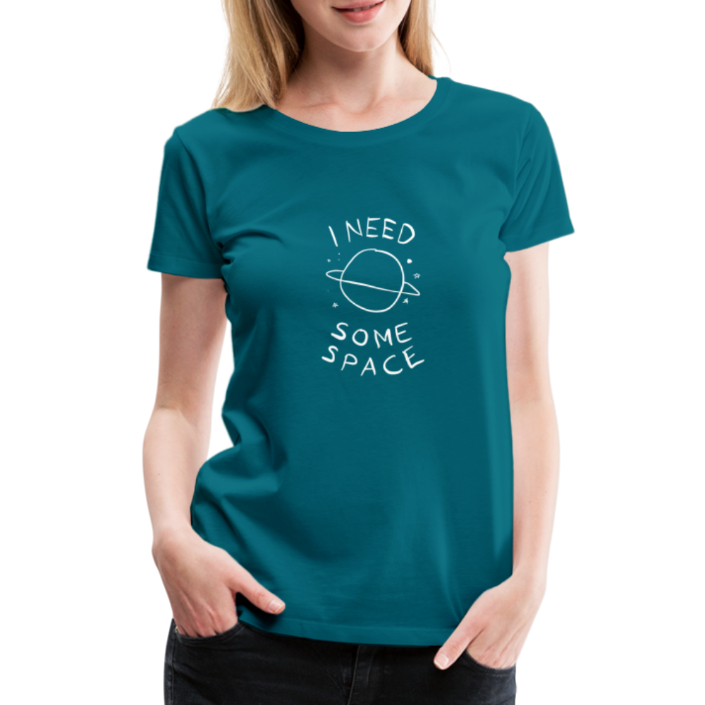 Maglietta Premium da donna | Spreadshirt | I Need Some Space - blu diva