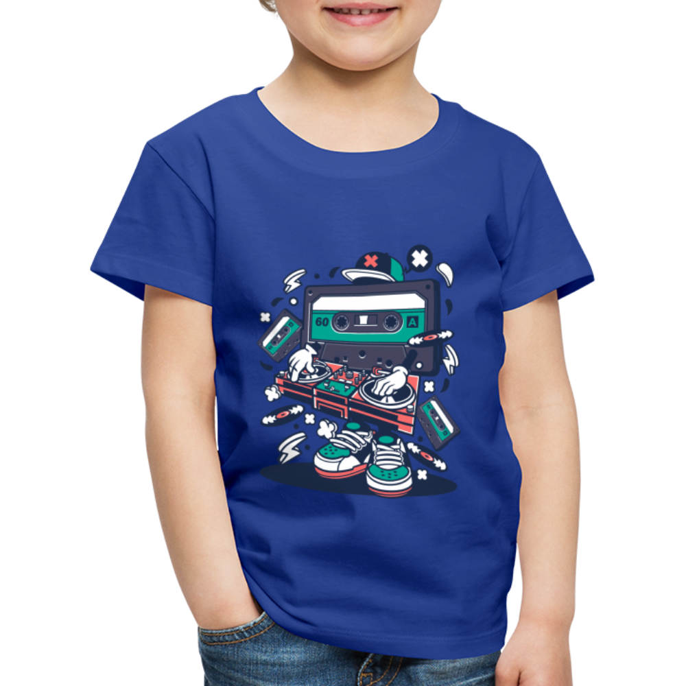 Maglietta Premium per bambini | Spreadshirt | Cassette Disk Jockey - blue royal