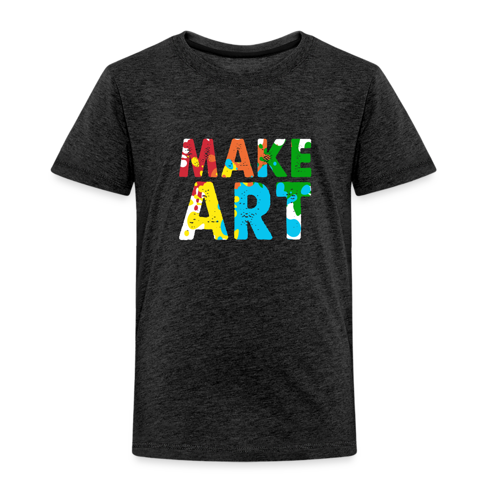 Maglietta Premium per bambini | Spreadshirt | Make Art - antracite