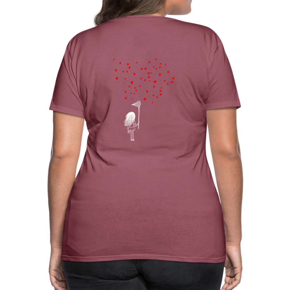 Maglietta Premium da donna | Spreadshirt | Collect Hearts - malva