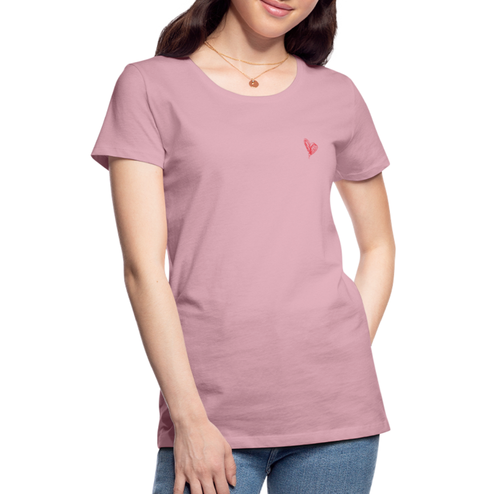 Maglietta Premium da donna | Spreadshirt | Collect Hearts - rosa chiaro